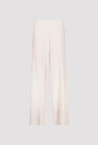 Wide leg knitted trousers