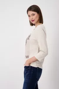 Shirt with sequin script