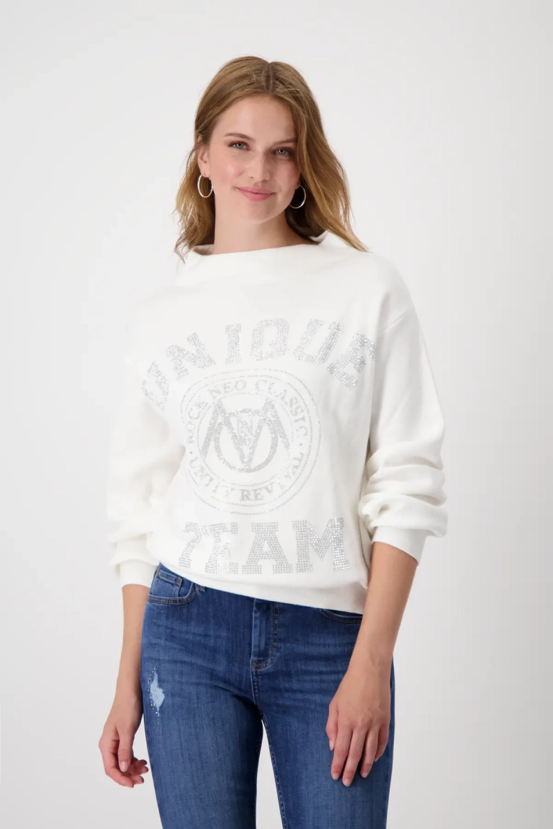 Monari Pullover mit Strass