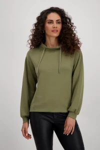 Sweatshirt mit Stehkragen