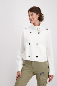 Kurze Trench Strickjacke