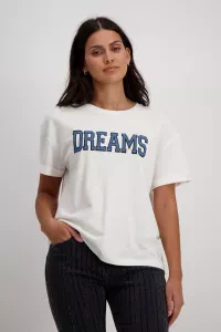 T-shirt with 3D script