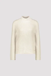 Basic stand-up collar jumper