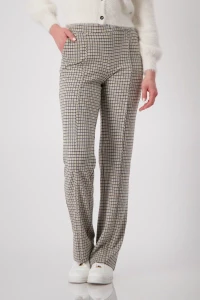 Trousers with check pattern