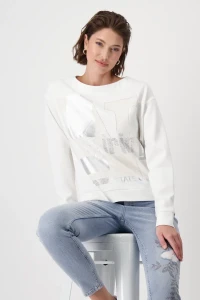 Sweatshirt with script