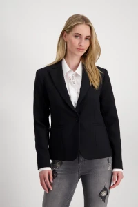 Blazer with lapel collar