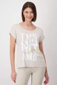 T Shirt mit Strass Schrift