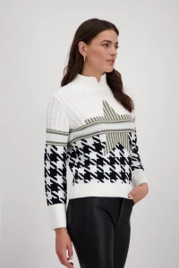 Houndstooth jumper 