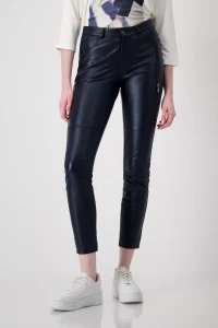 Leather look trousers 