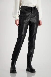 Faux leather pants