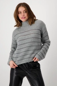 Pullover mit Stehkragen