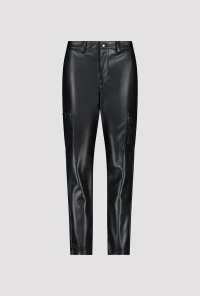 Faux leather pants