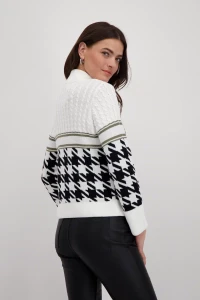 Houndstooth jumper 