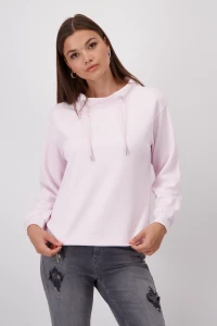 Stand-up collar sweatshirt