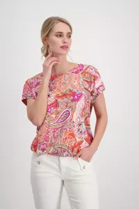 Paisley-pattern t-shirt