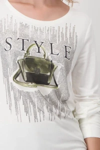 Shirt mit Taschen Print