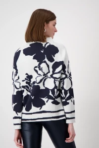 Jumper with floral pattern