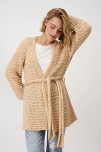 Loose knitted cardigan