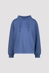 Stand-up collar sweatshirt