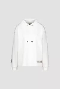 Stand-up collar sweatshirt