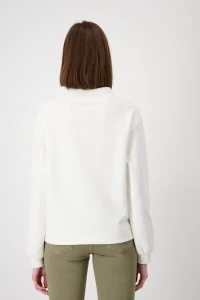 Stand-up collar sweatshirt