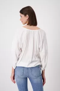 Bluse mit Stickerei