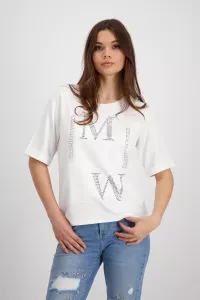 T-shirt with glitter letters