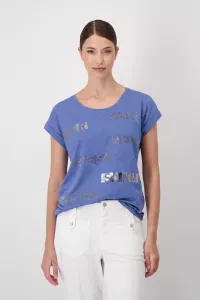 Shirt with decorative script