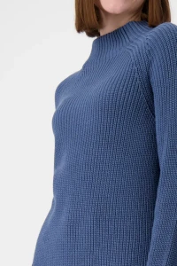 Basic Stehkragen Pullover