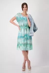 Kleid mit Batikmuster