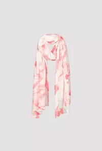 Light floral scarf