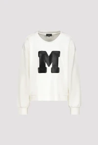 Sweatshirt mit Buchstaben Print