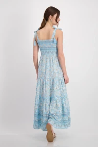 Maxi flounced dress