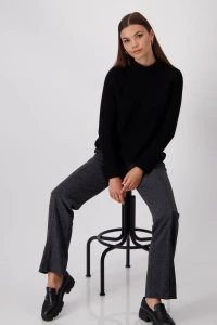 Basic stand-up collar jumper