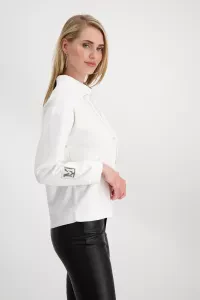 Stand-up collar sweatshirt