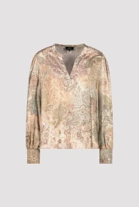 Paisley-pattern blouse