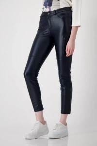 Leather look trousers 