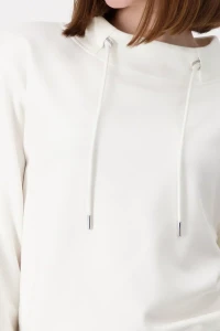 Stand-up collar sweatshirt