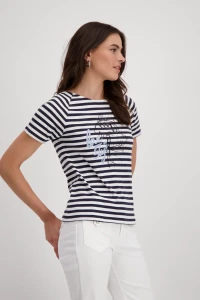 Striped shirt with women's design