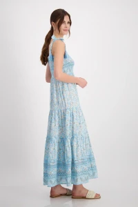 Maxi flounced dress