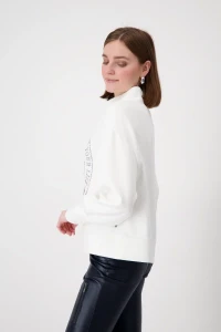 Sweatshirt mit Emblem Print