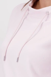 Stand-up collar sweatshirt