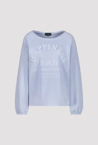 Sweatshirt mit toniger Schrift