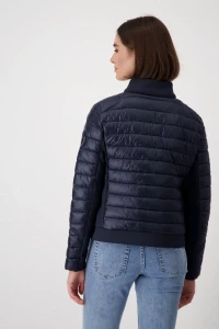 Quilted jacket with neoprene