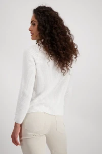 Basic stand-up collar jumper