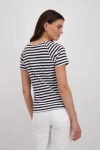 Striped shirt with women's design