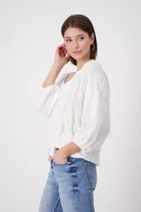 Bluse mit Stickerei