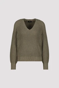 Knitted jumper with lurex