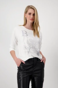 3/4 Arm Shirt mit Print