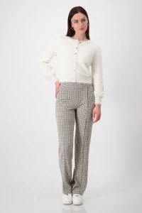 Trousers with check pattern